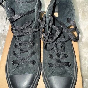 Converse Black Canvas Sneakers